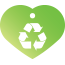 Peace Recycle Pet Tags