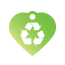 Peace Recycle Pet Tags