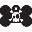 Punk Cartoon Skull Pet Tags