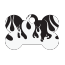 Punk Flame Pet Tags