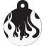 Punk Flame Pet Tags
