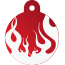 Punk Flame Pet Tags