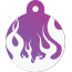 Punk Flame Pet Tags