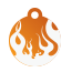 Punk Flame Pet Tags