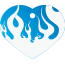 Punk Flame Pet Tags