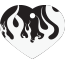 Punk Flame Pet Tags
