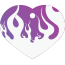 Punk Flame Pet Tags