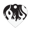 Punk Flame Pet Tags