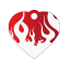 Punk Flame Pet Tags