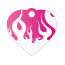 Punk Flame Pet Tags