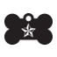 Punk Nautical Star Pet Tags