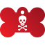 Punk Pirate Skull Pet Tags