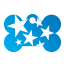 Punk Star Burst Pet Tags