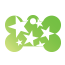 Punk Star Burst Pet Tags