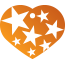 Punk Star Burst Pet Tags