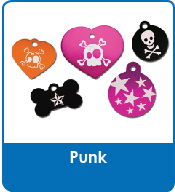 Designer Tags Punk Print Star Burst Tags