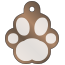 Paw Shaped Pet Tags