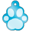 Paw Shaped Pet Tags