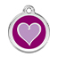 Reddingo Enamel Heart Pet Tag.