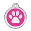 Reddingo Paw Print Pet Tag.