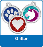 RedDingo Deluse Enamel pet tags.