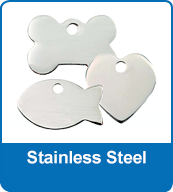 RedDingo Deluse Enamel pet tags.