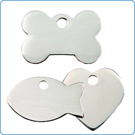 RedDingo Stainless Steel Pet Tags.
