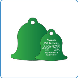 Bell Shaped Pet Tags