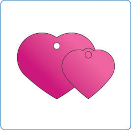 Heart Shaped Pet Tags