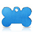 Taggit Hi-Line large blue bone pet tags.