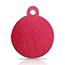 Taggit Hi-Line large red circle pet tags.