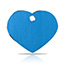 Taggit Hi-Line large blue heart pet tags.