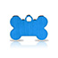 Taggit Hi-Line small blue bone pet tags.
