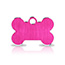 Taggit Hi-Line small pink bone pet tags.