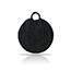 Taggit Hi-Line small black circle pet tags.