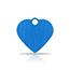 Taggit Hi-Line small blue heart pet tags.