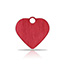 Taggit Hi-Line small red heart pet tags.