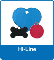 TaggIT Hi-Line pet tag.